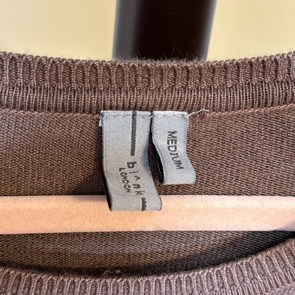 Anthropologie | Blank London | Boho Long Sleeve Lurex Blouse Size M Medium - Picture 7 of 14